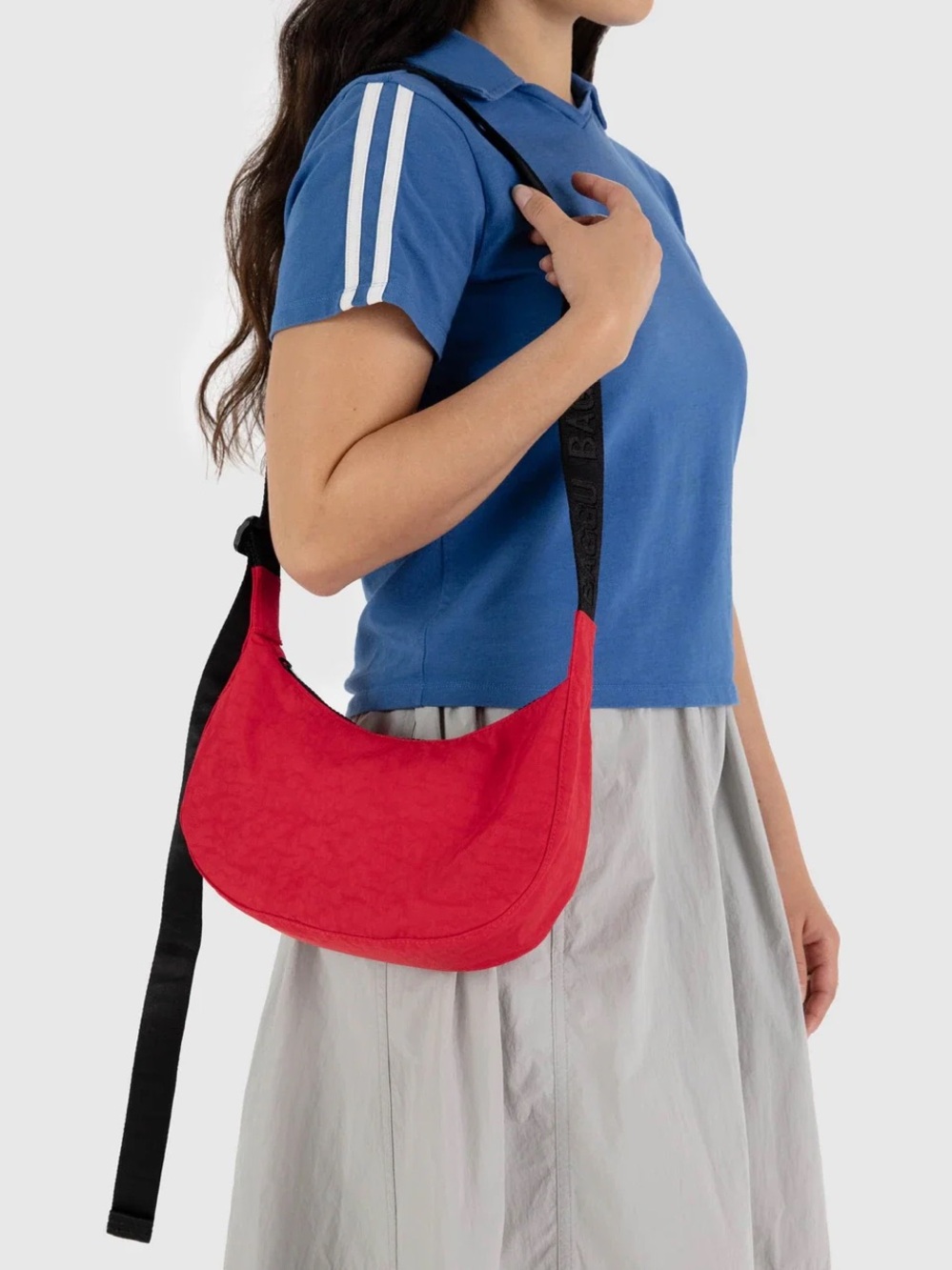 BAGGU Red Small Crescent